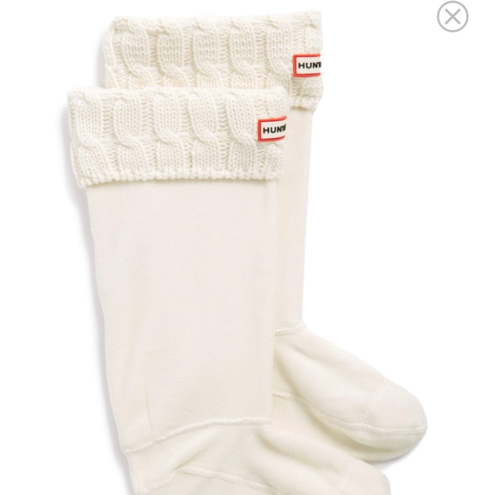 Hunter Wellies Cableknit Socks